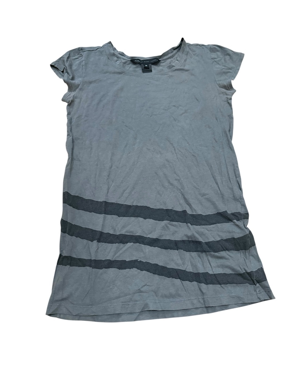 Marc by Marc Jacobs Gray Short Sleeve Tee